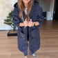 Women's Casual Hooded Long Sleeve Coat