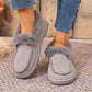 Fuzzy Closed Back Slippers for Women