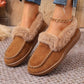 Fuzzy Closed Back Slippers for Women
