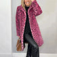 Women's Leopard Print Mid-Length Jacket