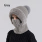 🎅🏻Christmas Sale 49% Off🎄Women's Winter One-Piece Knitted Beanie Scarf Mask 3-in-1 Balaclava
