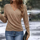 🔥Christmas Sale 60% OFF✨Women's Elegant Casual V-Neck Knit Top