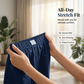 🔥2026 Newest Models-Women's Casual Elastic Waist Wrap Skort